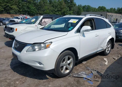 2010 Lexus Rx 350 from USA, damaged, VIN 2T2BK1BA8AC049898